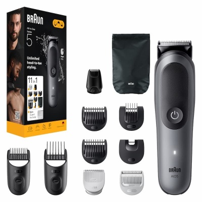 BRAUN All-in-One Series 5 AIO5560 – 11-in-1 kopšanas/trimmera komplekts