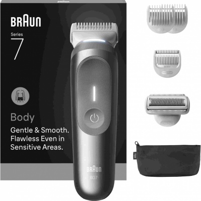 BRAUN Series 7 ķermeņa trimmeris, pelēks