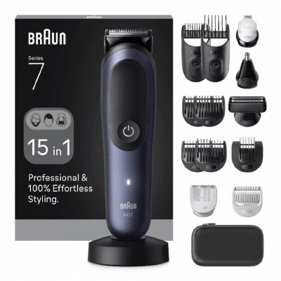 BRAUN All-in-One Series 7, 15-in-1 matu, bārdas un ķermeņa trimmeris
