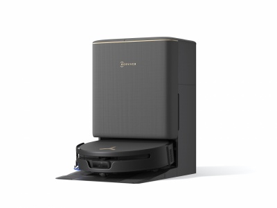 Ecovacs DEEBOT T90S PRO OMNI Vacuum Cleaner,Robot,Wet&Dry,40000Pa,TruEdge 3.0,ZeroTangle 4.0,OZMO Roller 3.0,Black+OMNI Auto-Empty Station