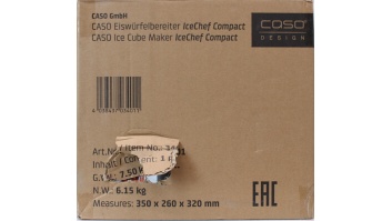 SALE OUT. | Caso | Ice Cube Machine | IceChef Compact | Power 120 W | Black | DAMAGED PACKAGING