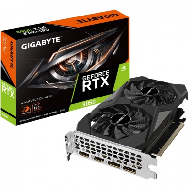 Gigabyte GeForce RTX 3050 WINDFORCE OC V2 6G | NVIDIA | 6 GB | GeForce RTX 3050 | GDDR6 | HDMI ports quantity 2 | PCI-E 4.0 | Memory clock speed 14000 MHz