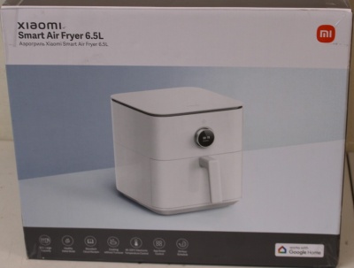 SALE OUT. Xiaomi Smart Air Fryer 6.5L White EU | Xiaomi Smart Air Fryer EU | Power 1800 W | Capacity 6.5 L | White | DAMAGED PACKAGING | 24 month(s)