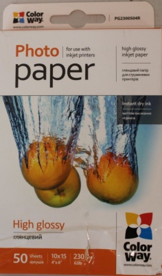 SALE OUT. | High Glossy Photo Paper | 230 g/m² | 10x15 | DAMAGED PACKAGING