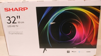 SALE OUT. Sharp 32HA1205E 32” (81cm) HD Ready TV | SALE OUT. | Sharp 32HA1205E | 32 | HD | Black | DAMAGED PACKAGING, UNPACKED