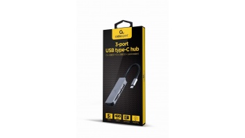 I/O HUB USB-C 3PORT+CR/UHB-CM-CRU3P1U2P2-01 GEMBIRD
