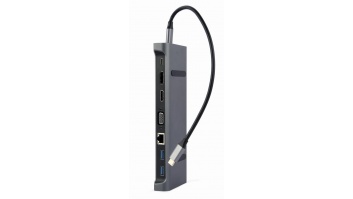 I/O ADAPTER USB-C TO HDMI/USB3/9IN1 A-CM-COMBO9-02 GEMBIRD
