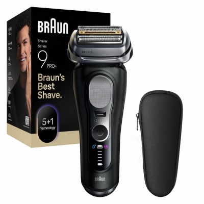 BRAUN bārdas skuveklis 9 Pro+, melns