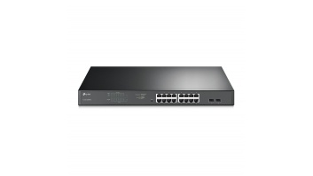 TP-LINK | Switch | TL-SG1218MPE | Web Managed | Rackmountable | Gigabit Ethernet (copper) ports quantity 16 | SFP ports quantity 2 | PoE+ ports quantity 16