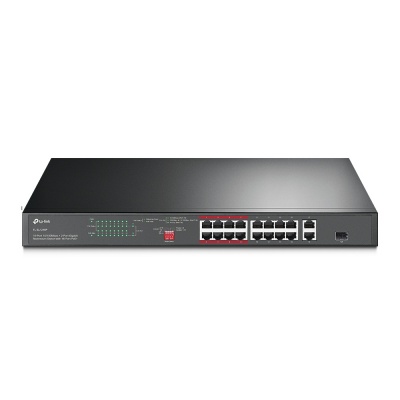 TP-LINK | Switch | TL-SL1218P | Unmanaged | Rackmountable | 10/100 Mbps (RJ-45) ports quantity 16 | SFP ports quantity 1 | PoE+ ports quantity 16 | Power supply type 100-240VAC, 50-60Hz voltage