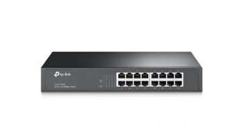 TP-LINK | Switch | TL-SF1016DS | Unmanaged | Desktop/Rackmountable | 10/100 Mbps (RJ-45) ports quantity 16 | Power supply type External