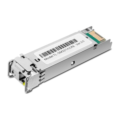 TP-LINK | 1000 Base-BX WDM Bi-Directional SFP Module | TL-SM321A-2 | 9/125 μm SMF (Single-Mode Fiber) | 9/125 μm SMF (Single-Mode Fiber)