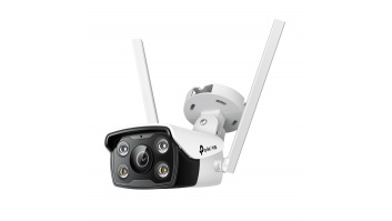 TP-LINK | VIGI 4MP Outdoor Full-Color Wi-Fi Network Camera | VIGI C340-W | Bullet | 4 MP | 4 mm | IP66 | H.265+/H.265/H.264+/H.264 | MicroSD