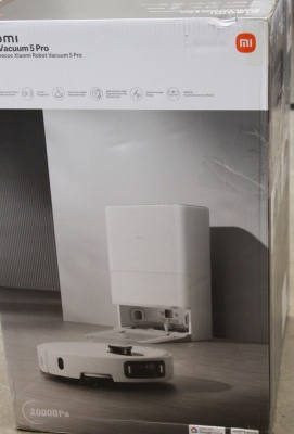 SALE OUT. Xiaomi Robot Vacuum 5 Pro EU | Wet&Dry | 5200 mAh | 20000 Pa | White | DAMAGED PACKAGING | 24 month(s)