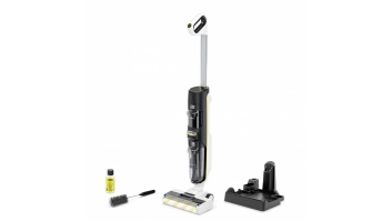 Vacuum Cleaner|KARCHER|FCV 4|Dry&wet|3-in-1 stick vacuum|White/Black|Bagless|Battery|1.056-131.0