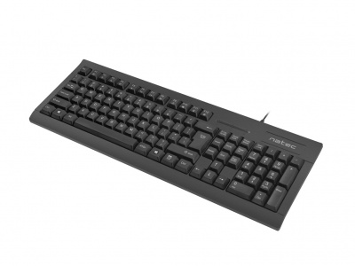 Natec | Moray | Keyboard with Smart ID card reader | Wired | US | Black