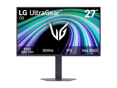 LG | 27G550B-B | 27 " | IPS | FHD | 16:9 | 300 Hz | 1 ms | 1920 x 1080 pixels | 300 cd/m² | HDMI ports quantity 2 | Black