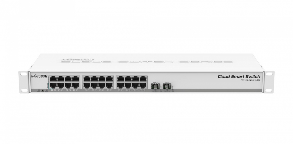 Switch|MIKROTIK|CSS326-24G-2S+RM|Switch type Managed|Rack mounting Yes|Form factor