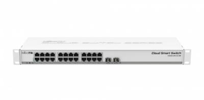Switch|MIKROTIK|CSS326-24G-2S+RM|Switch type Managed|Rack mounting Yes|Form factor 1U|24xRJ-45 ports|RJ-45 Ports Type Gigabit Ethernet (10/100/1000)|2xSFP+ module slots quantity|10G support Yes|Power over Ethernet (PoE) Yes|CSS326-24G-2S+RM