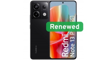 Xiaomi Renewed | Grade A | Redmi Note 13 Pro 5G | 256 GB | Midnight Black | 5G | O
