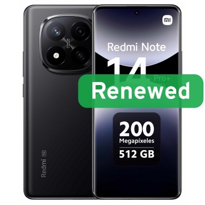 Xiaomi Renewed | Grade A | Redmi Note 14 Pro+ | 256 GB | Midnight Black | 5G | O