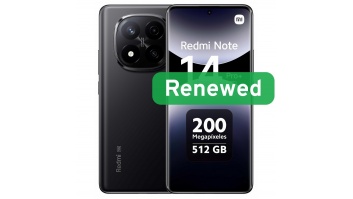 Xiaomi Renewed | Grade A | Redmi Note 14 Pro+ | 256 GB | Midnight Black | 5G | O