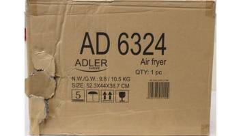 SALE OUT. ADLER AD 6324 Dual Air Fryer Oven, 11 L | Adler DAMAGED PACKAGING | 24 month(s)