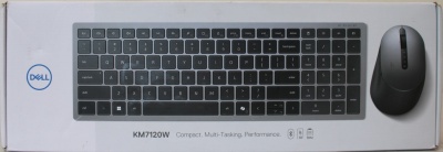 SALE OUT.  | Dell | Keyboard and Mouse | KM7120W | Wireless | 2.4 GHz, Bluetooth 5.0 | Batteries included | Bluetooth | Wireless connection | US | Titan Gray | REFURBISHED