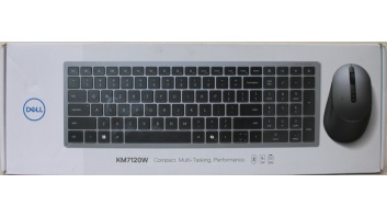 SALE OUT.  | Dell | Keyboard and Mouse | KM7120W | Wireless | 2.4 GHz, Bluetooth 5.0 | Batteries included | Bluetooth | Wireless connection | US | Titan Gray | REFURBISHED