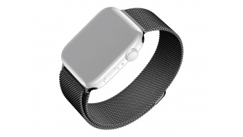 Fixed | Mesh Strap for Apple Watch 42/44/45/46/49mm | 42 mm, 44 mm, 45 mm, 46 mm, 49 mm | Black