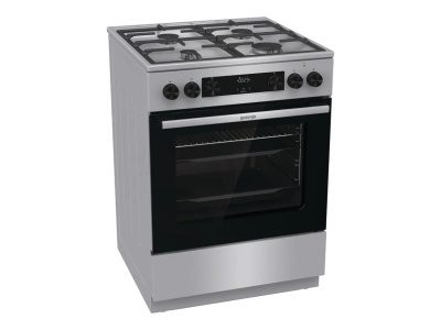 Gorenje GK6C4XF | Cooker | Hob type Gas | Oven type Electric | Stainless steel | Width 60 cm | Depth 60 cm | Grilling | Energy efficiency class A | 71 L