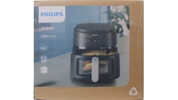 SALE OUT. Philips NA231/00 Airfryer, 1700 W, Pan volume 6.2 L, Black, Silver | Philips Airfryer | NA231/00 | Power 1700 W | Capacity 6.2 L | Black/Silver | DAMAGED PACKAGING, CRACKED BODY | 24 month(s)