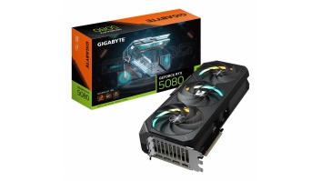 Graphics Card|GIGABYTE|NVIDIA GeForce RTX 5080|16 GB|GDDR7|256 bit|PCIE 5.0 16x|GPU 2617 MHz|Triple slot Fansink|1xHDMI|3xDisplayPort|GV-N5080GAMINGOC-16GD