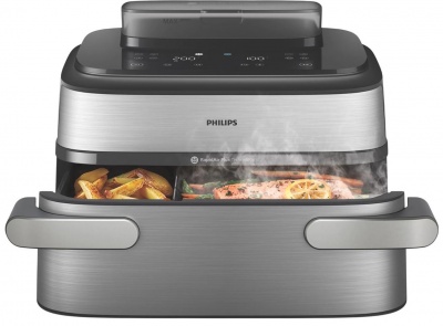 Philips Airfryer | NA565/02 5000 Series | Power 2750 W | Capacity 9.5 L | Silver/Black | RapidAir Plus