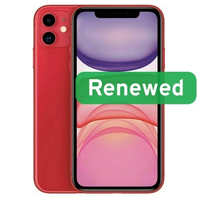 Apple Renewed | Grade C | iPhone 11 | 64 GB | Red | LTE | O