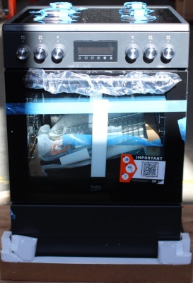 SALE OUT. Beko FBM62330GADSN Cooker, Gas, A, Width 60 cm, Grey | BEKO Cooker | FBM62330GADSN | Hob type Gas | Oven type Electric | Grey | Width 60 cm | Depth 60 cm | Grilling | LED | Energy efficiency class A | DAMAGED PACKAGING | 72 L