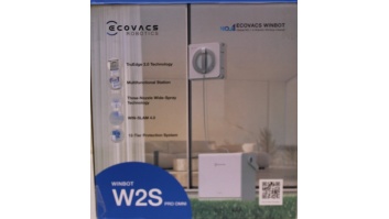 SALE OUT. | Ecovacs WINBOT W2S PRO OMNI Window Cleaning Robot DEMO, WET, DIRTY