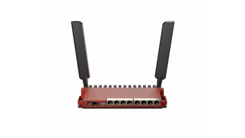 Wireless Router|MIKROTIK|Wireless Router|Wi-Fi 6|IEEE 802.11ax|USB 3.0|8x10/100/1000M|1xSPF|Number of antennas 2|L009UIGS-2HAXD-IN