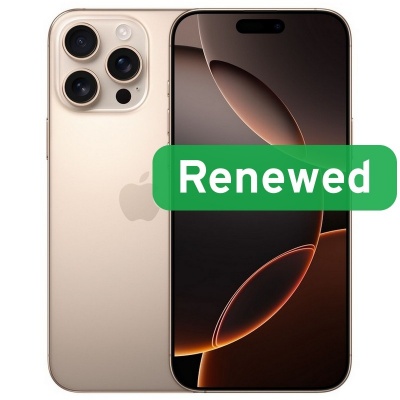 Apple Renewed Grade A | iPhone 16 Pro Max | White Titanium | 6.9 " | 256 GB | 5G | N
