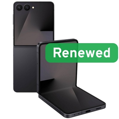 Samsung Renewed | Grade A | Galaxy Flip 7 FE | 128 GB | Black | 5G | O