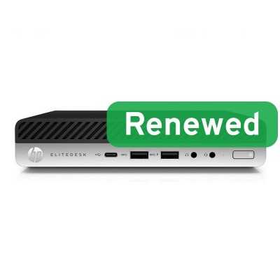 HP Renewed | Grade B | EliteDesk 800 G5 Desktop Mini | Intel Core I5-9500 | 8GB | UHD Graphics 630 | 512 GB | WiFi | Windows 11 Pro