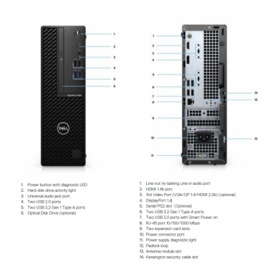 DELL Renewed | Grade B | OptiPlex 3080 SFF | Intel Core I5-10505 | 16GB | UHD Graphics 630 | 256 GB | N | Windows 11 Pro