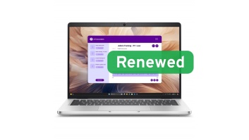 DELL Renewed | Grade A | Pro 14 Plus Silver | 14 Touch | Intel Core Ultra 236V | 16GB | Intel Arc | 512 GB | UK Backlit | N | Windows 11 Pro | DELL Renewed