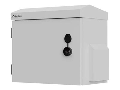 Lanberg Rack Cabinet 10" Wall/Pole-Mount IP55 Hermetic 320X220X300, Grey (Assembled)