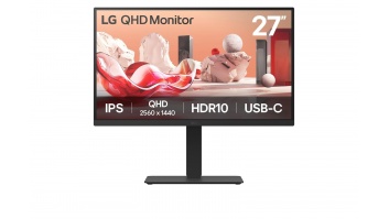 LCD Monitor|LG|27BA75QB-B|27"|Panel IPS|2560x1440|16:9|100Hz|Matte|Speakers|Swivel|Pivot|Height adjustable|Tilt|Colour Black|27BA75QB-B