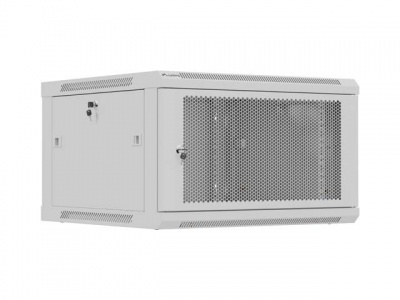 Lanberg Wall mounted installation cabinet 19" 9U 600X600 | WF01-6606-23S | Grey