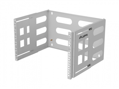 Lanberg Folding Bracket Wall-mount 19" 6U | FB01-5406-10S | Grey