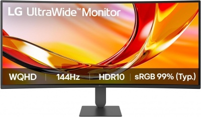LG | 34U620B-B UltraWide | 34 " | VA | WQHD | 21:9 | 144 Hz | 5 ms | 3440 x 1440 pixels | 300 cd/m² | HDMI ports quantity 2