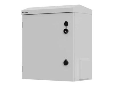 Lanberg Rack Cabinet 10" Wall/Pole-Mount IP55 Hermetic 420X300X500, Grey (Assembled)
