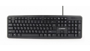 KEYBOARD STANDART USB RUS/BLACK KB-U-103-RU GEMBIRD